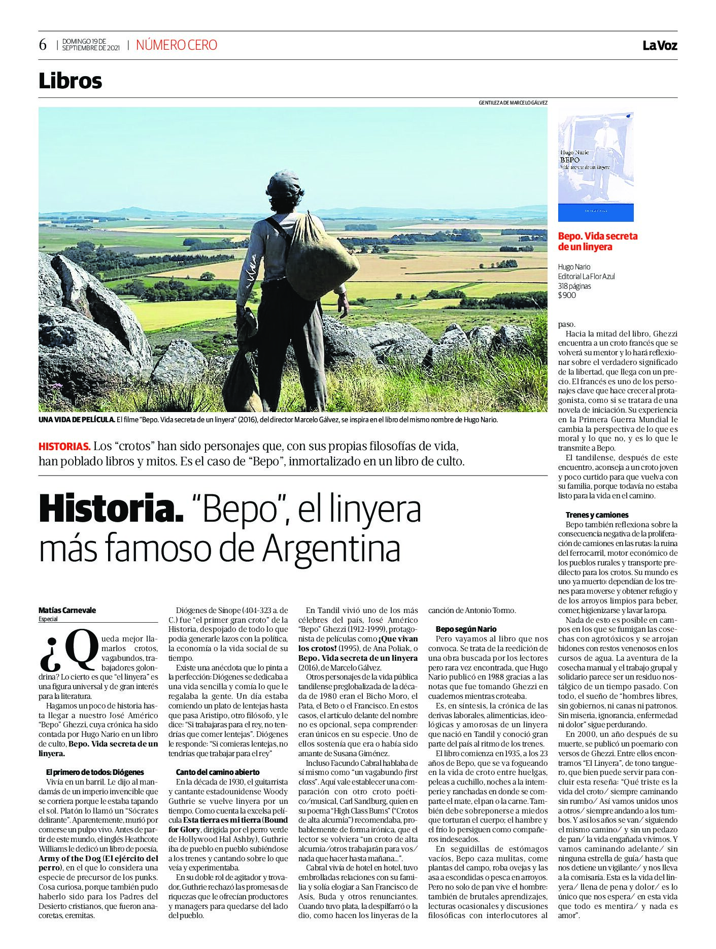 Reseña de Bepo en La Voz del Interior